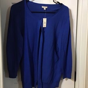 Talbots Royal Blue Women's Cardigan
